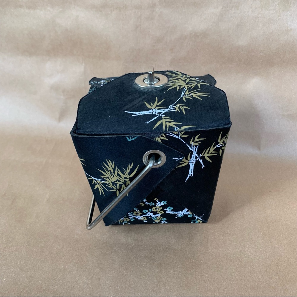Fabric Take Out Container Box Purse - Picture 4 of 5